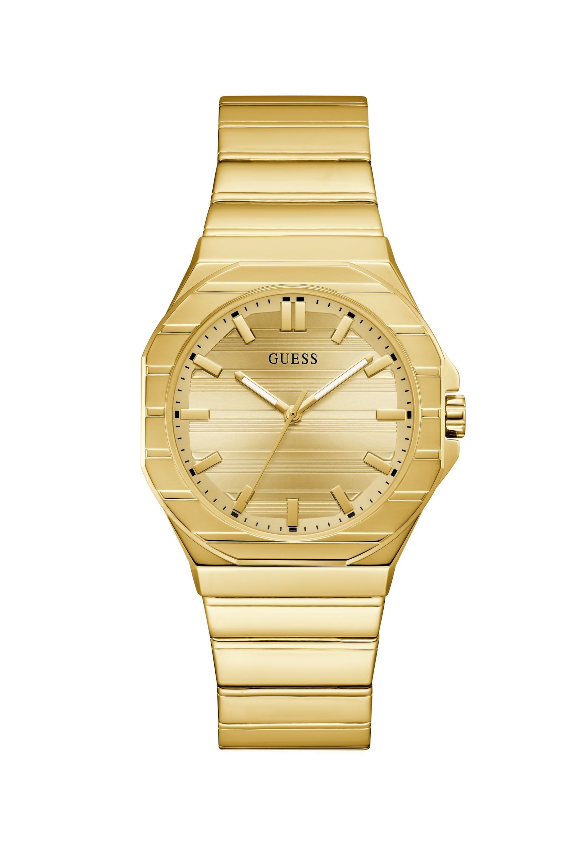 GUESS Analog Watch 'JAQ' in Gold: front