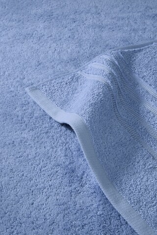 SCHIESSER Shower Towel 'Milano' in Blue