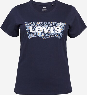 Levi's® Plus Shirt 'The Perfect Tee' in Blauw: voorkant