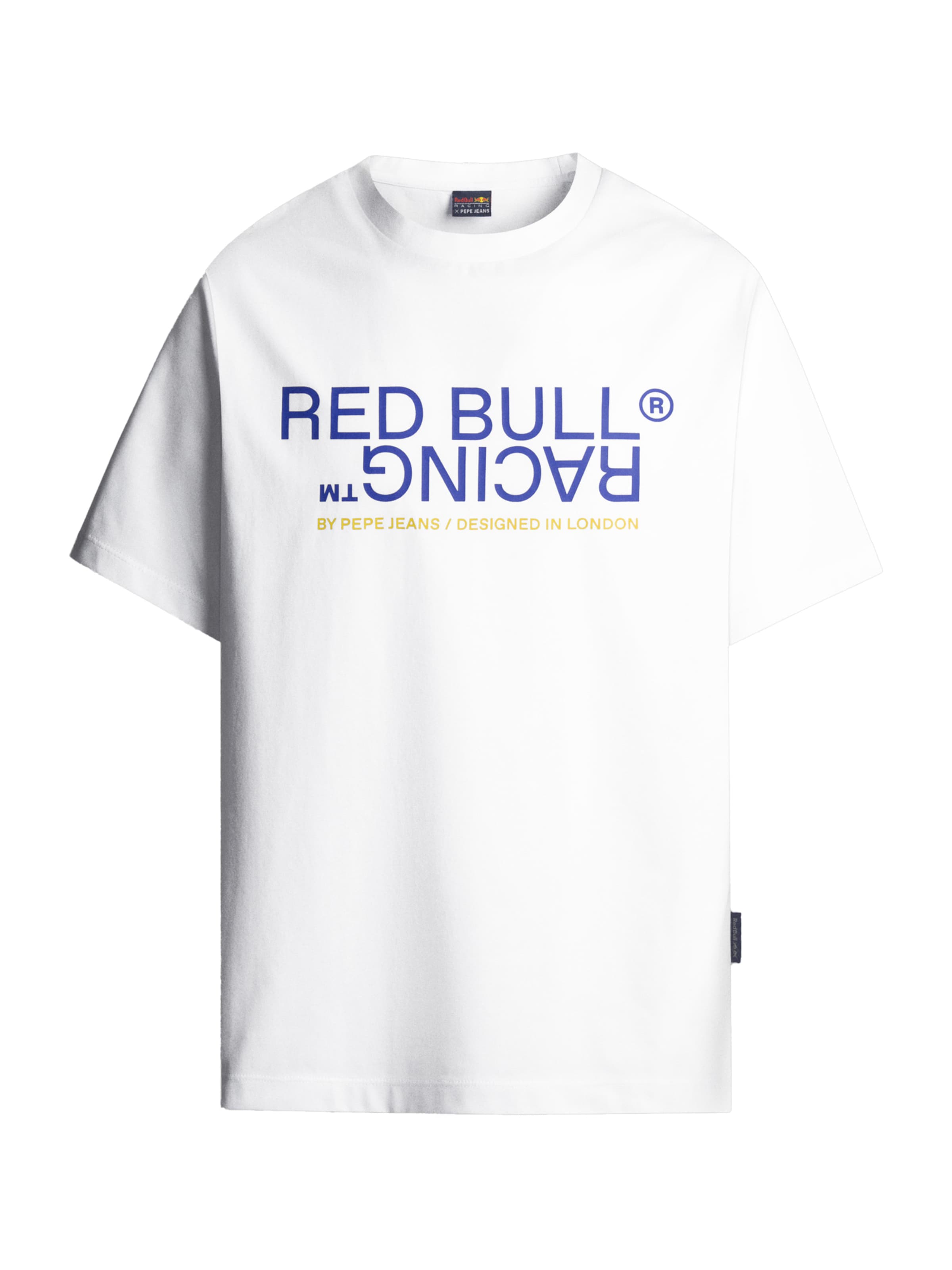 Maglietta di Red Bull Racing x Pepe Jeans in bianco: frontale