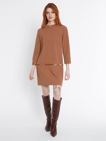 Ana Alcazar Jurk 'Sigly' in Bruin