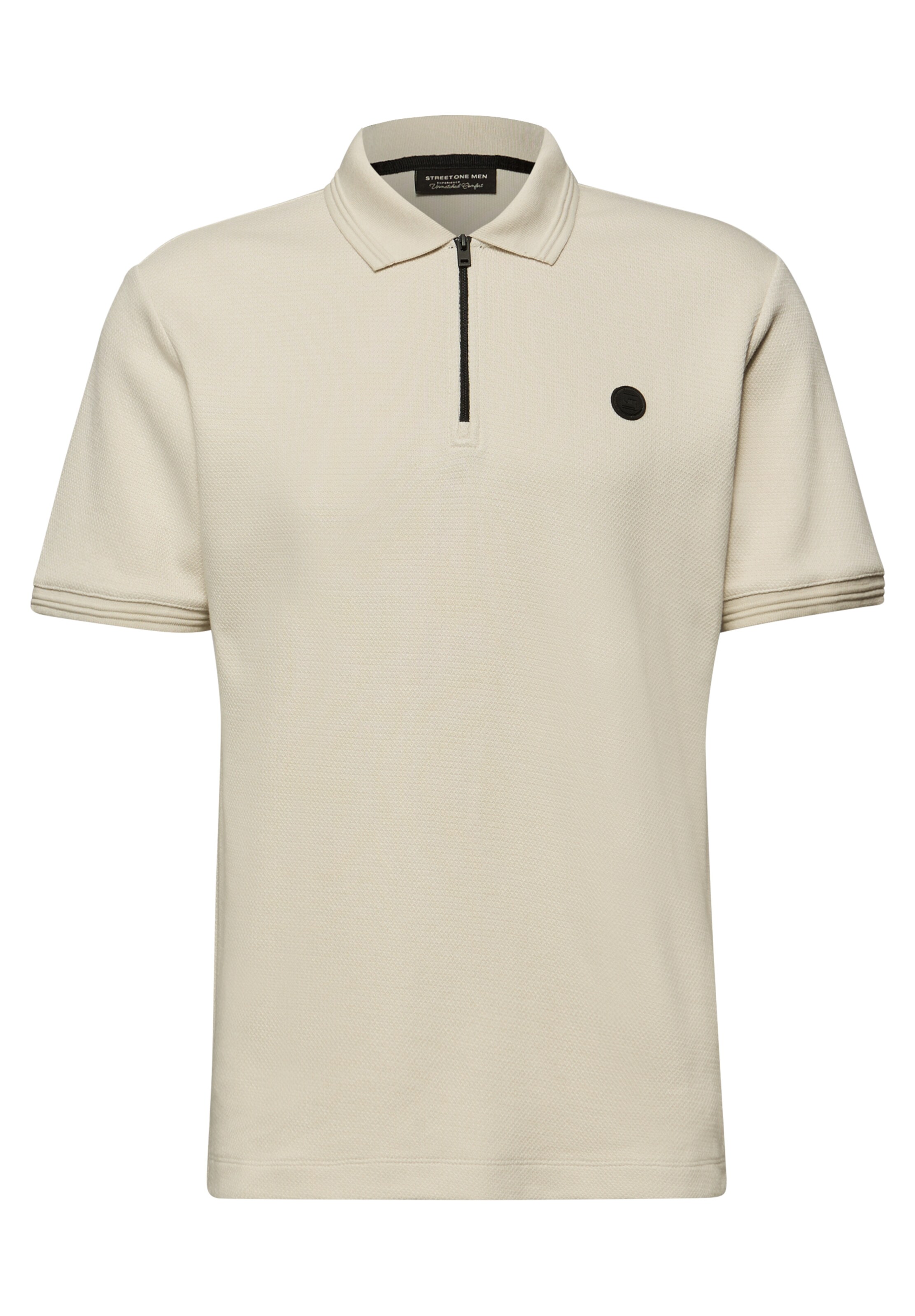 Street One MEN Poloshirt in beige, Produktansicht