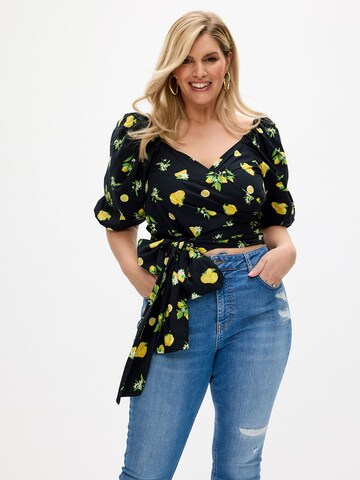 Camicia da donna di RYC by Angelina Kirsch in nero: frontale