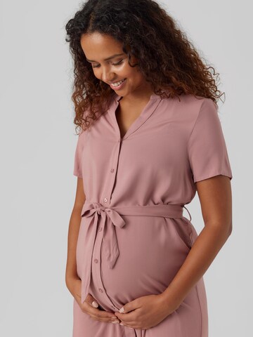Abito camicia 'VICA' di Vero Moda Maternity in rosa