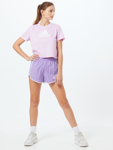 ADIDAS SPORTSWEAR Funkčné tričko - fialová