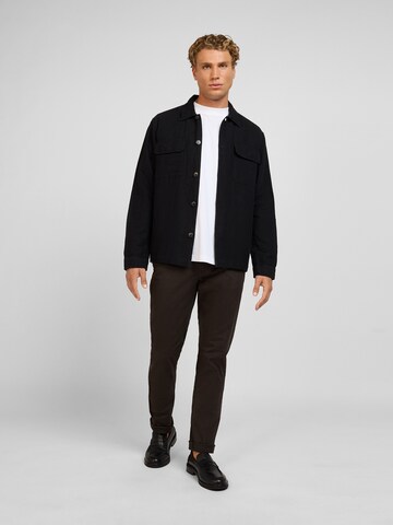 WOTEGA Slim fit Chino Pants 'Adriano' in Brown