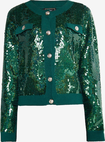 faina - Casaco de malha 'Minya' em verde: frente