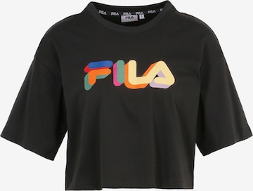 Tricou 'BEUNA' de la FILA pe negru: față