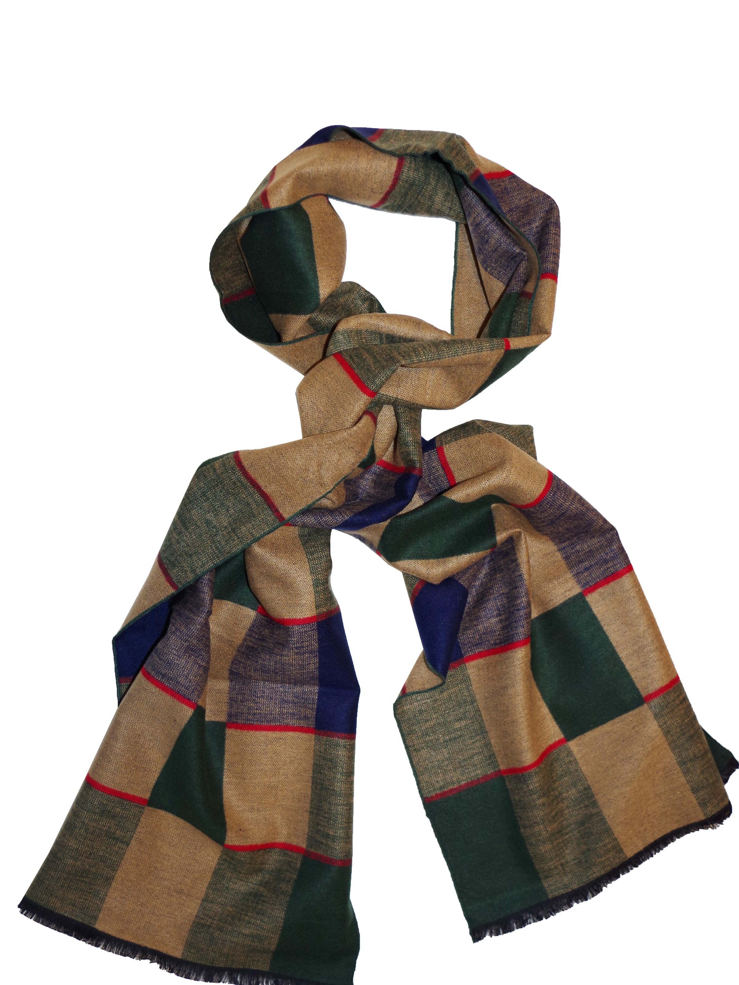 Posh Gear Schal 'Rettangolo'‌‌‌‌‌‌‌ in Beige: Vorderseite