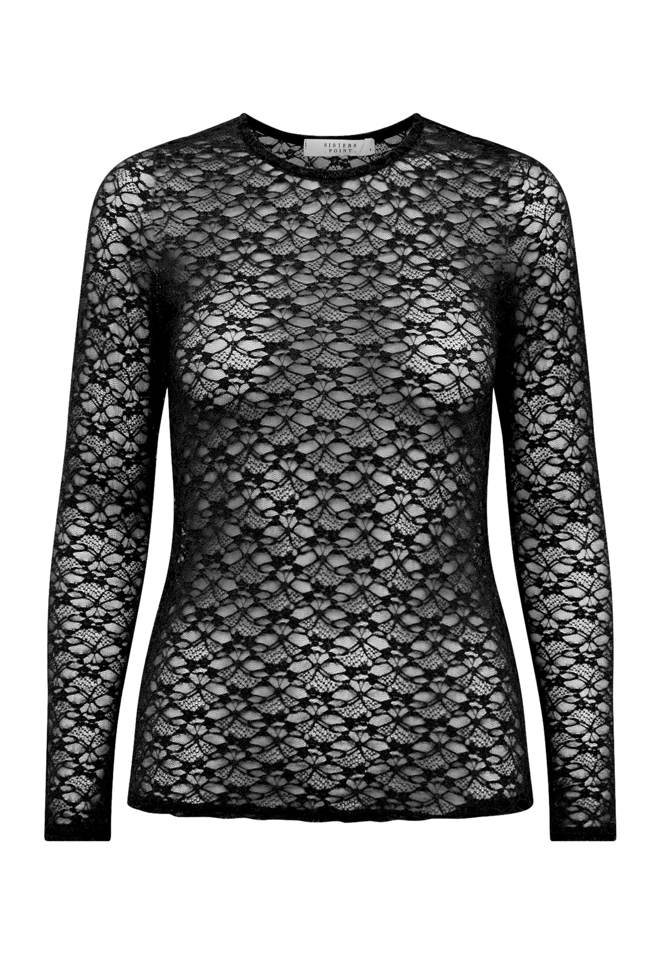 Camicia da donna 'GIMAS' di SISTERS POINT in nero: frontale