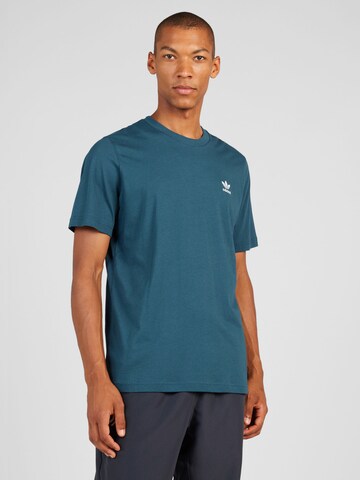 ADIDAS ORIGINALS T-Shirt 'Trefoil Essentials' in Blau: predná strana