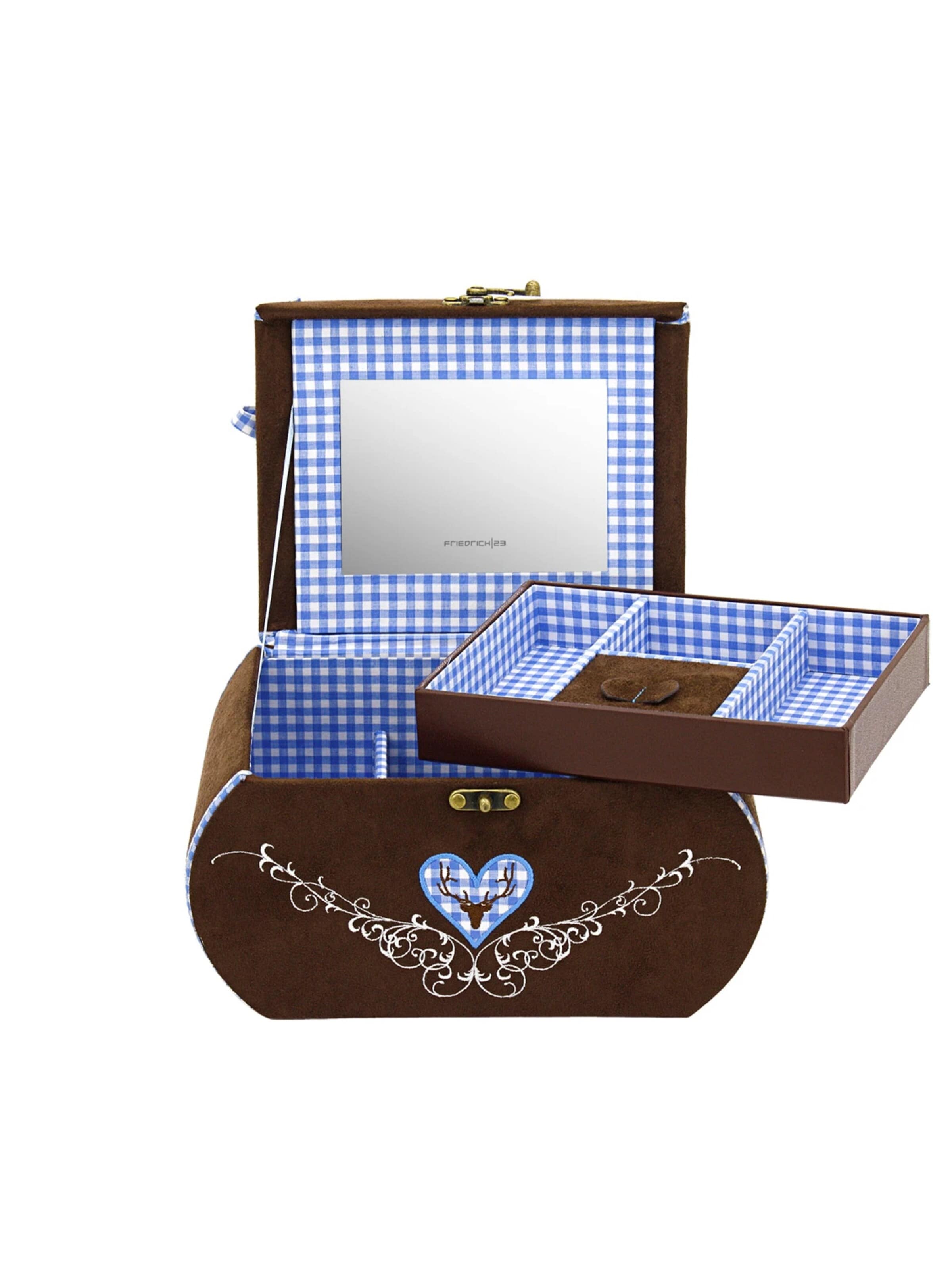 Friedrich23 Etui 'BAVARIA Schmuckkasten'‌‌‌‌‌‌‌‌‌‌ in Blau