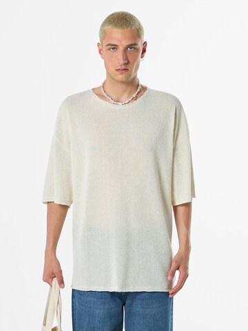 VAMOS CLO Bluser & t-shirts 'Tulip' i hvid: forside