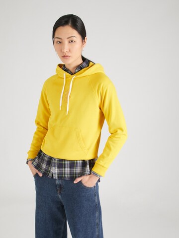 Sweat-shirt Polo Ralph Lauren en jaune : devant