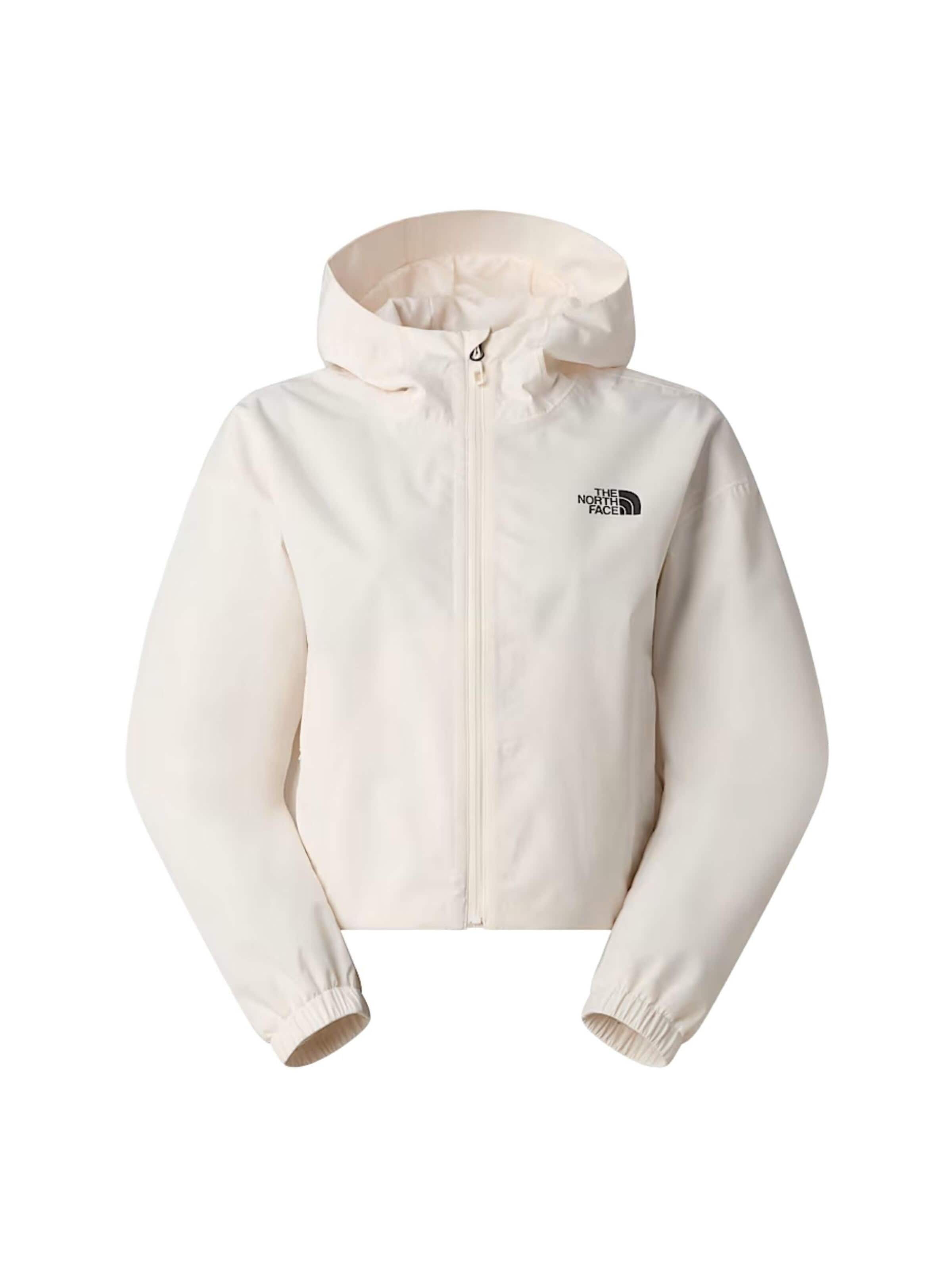 THE NORTH FACE Преходно яке 'QUEST CROP JKT' в бяло: отпред