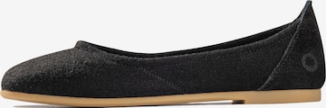 Baabuk Ballerinasko 'Wool Blacky' i sort: forside