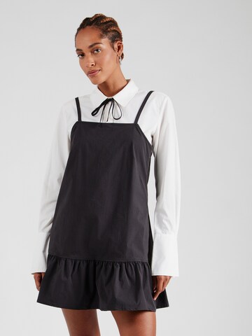 Monki Dress in Black: front