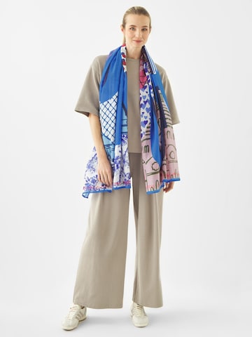 Écharpe CODELLO en bleu