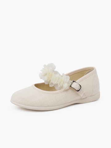 Ballerines Pisamonas en beige : devant