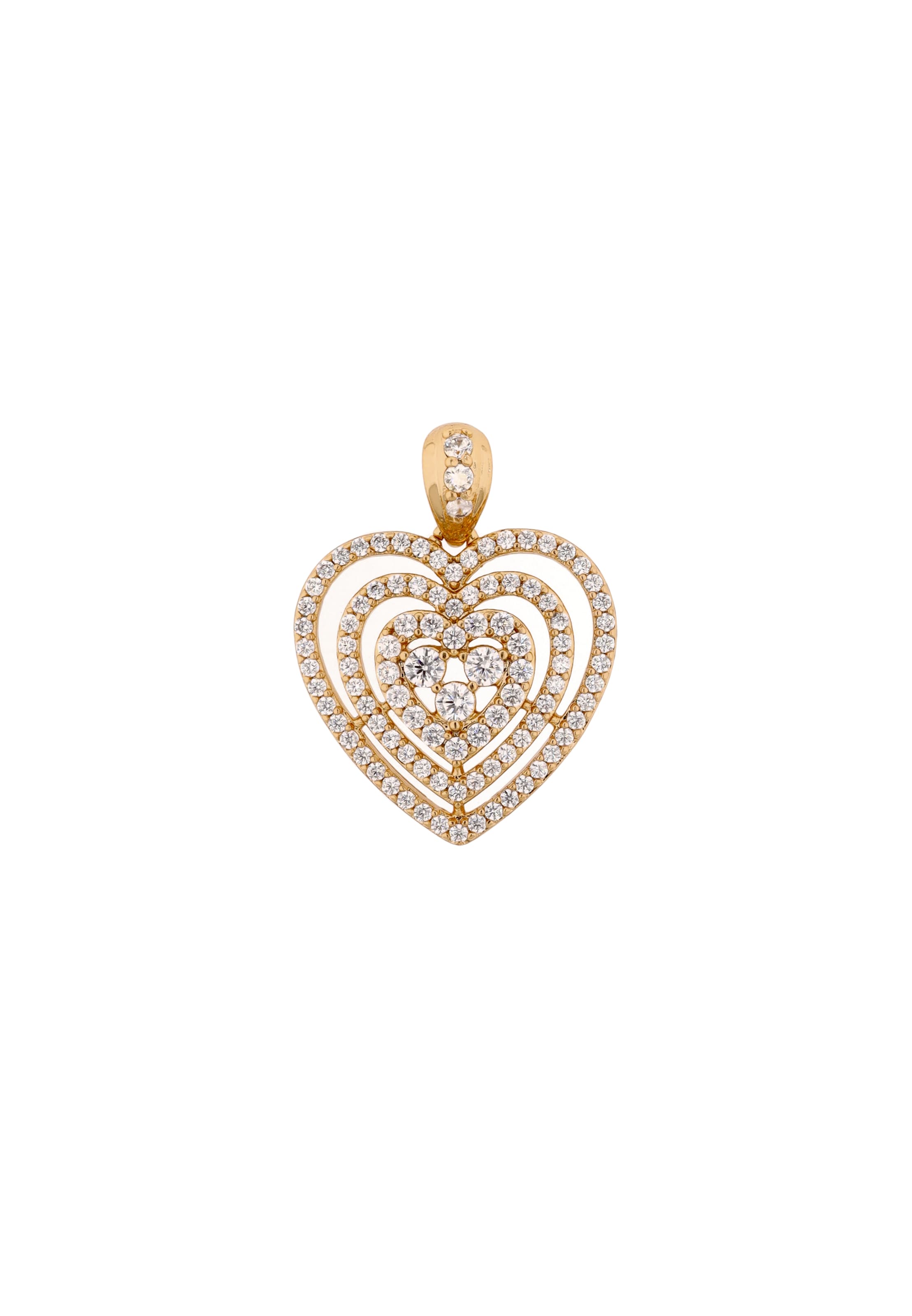 myMo at night - Colgante en oro: frente