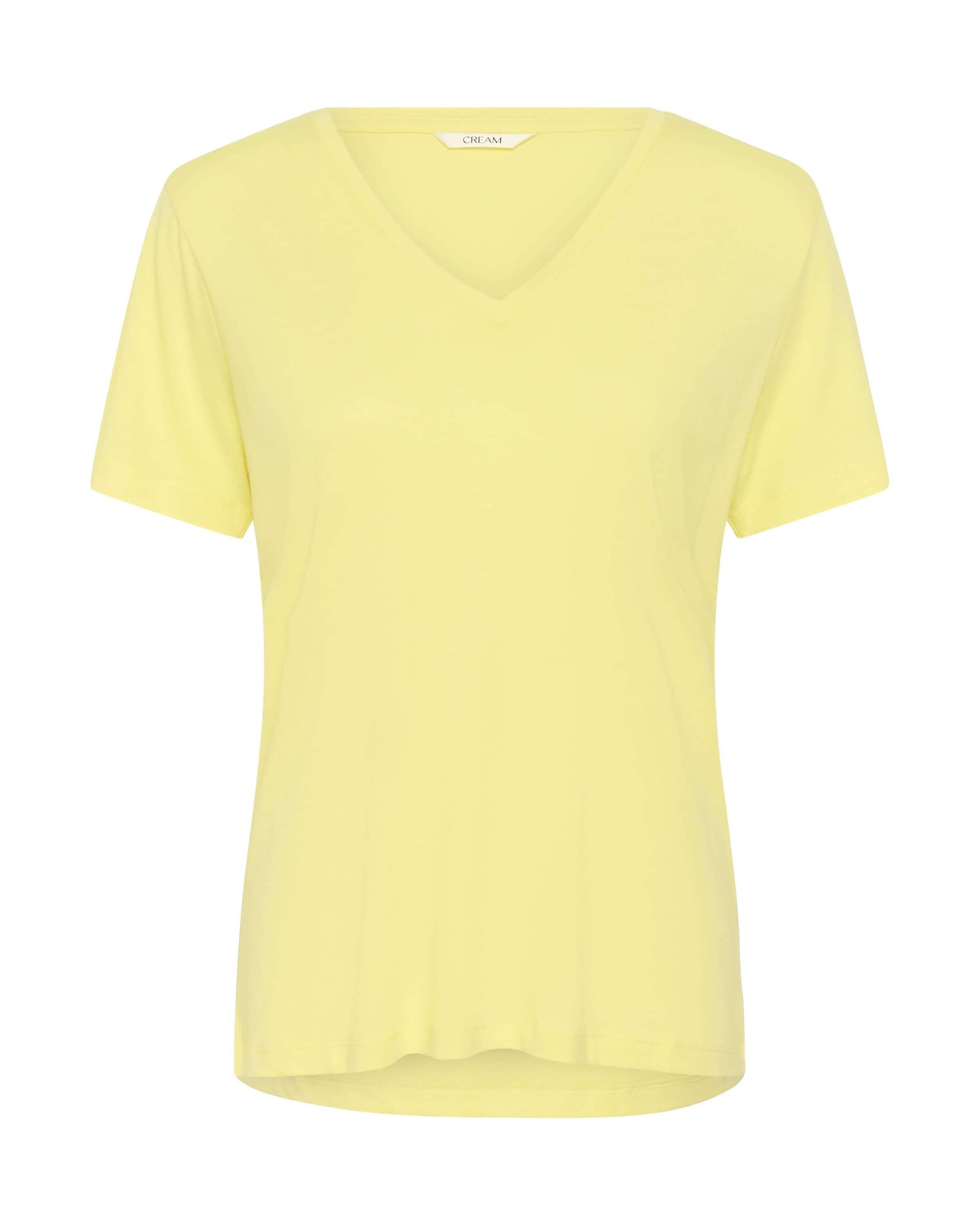 Cream T-Shirt in Gelb: Vorderseite