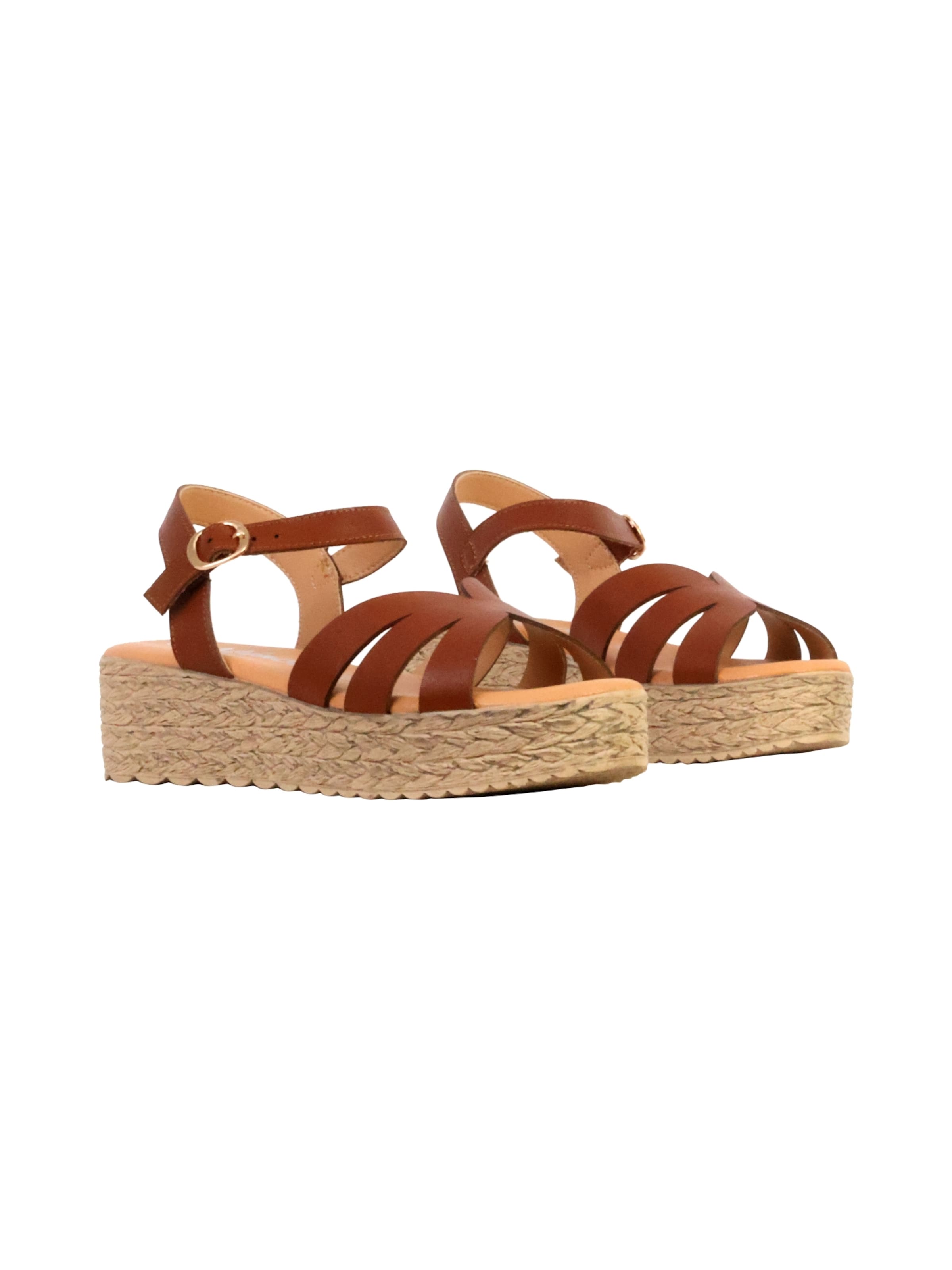 Sandales The Divine Factory en marron
