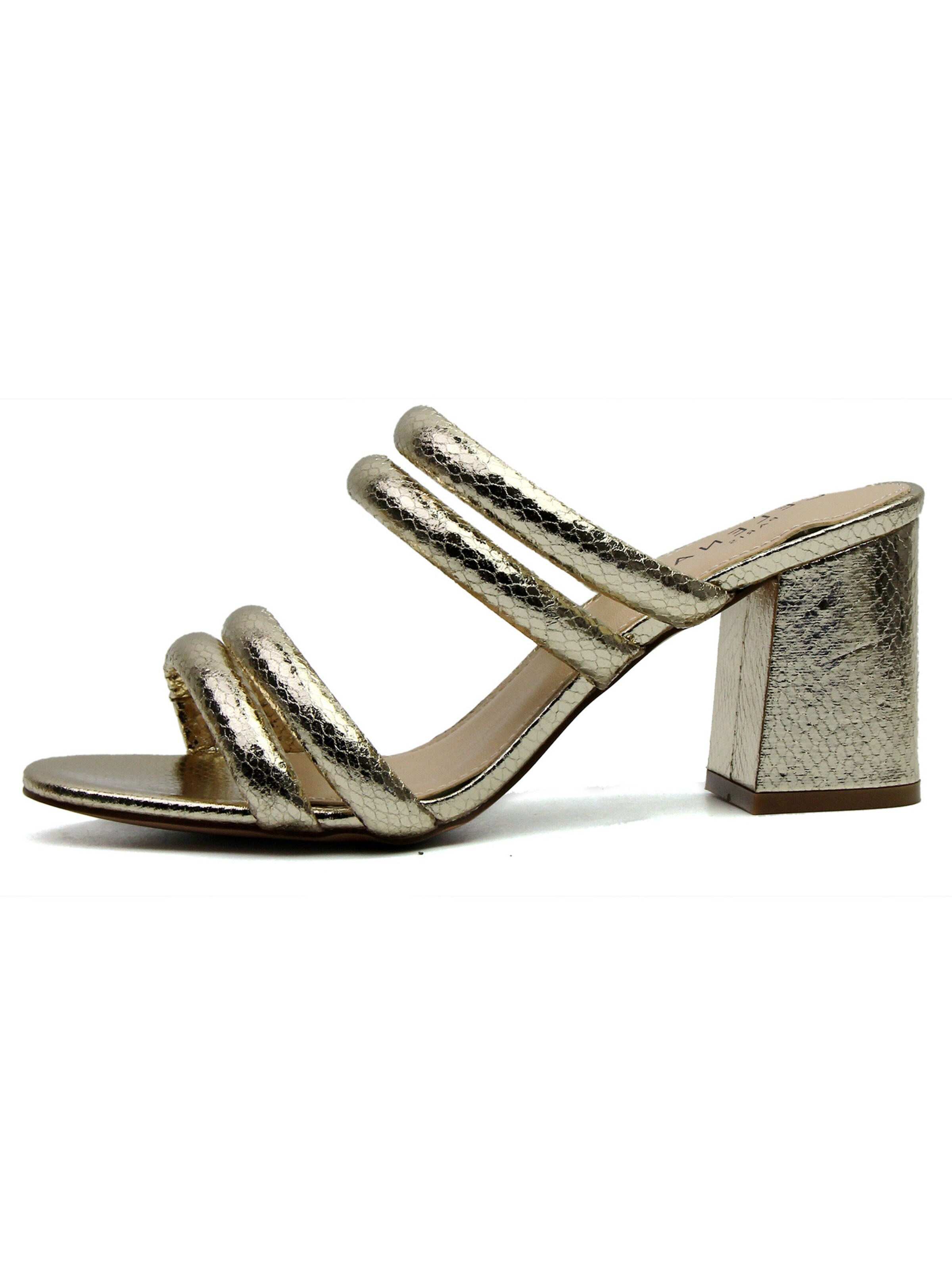 Celena Sandal 'Cristina' i guld: framsida