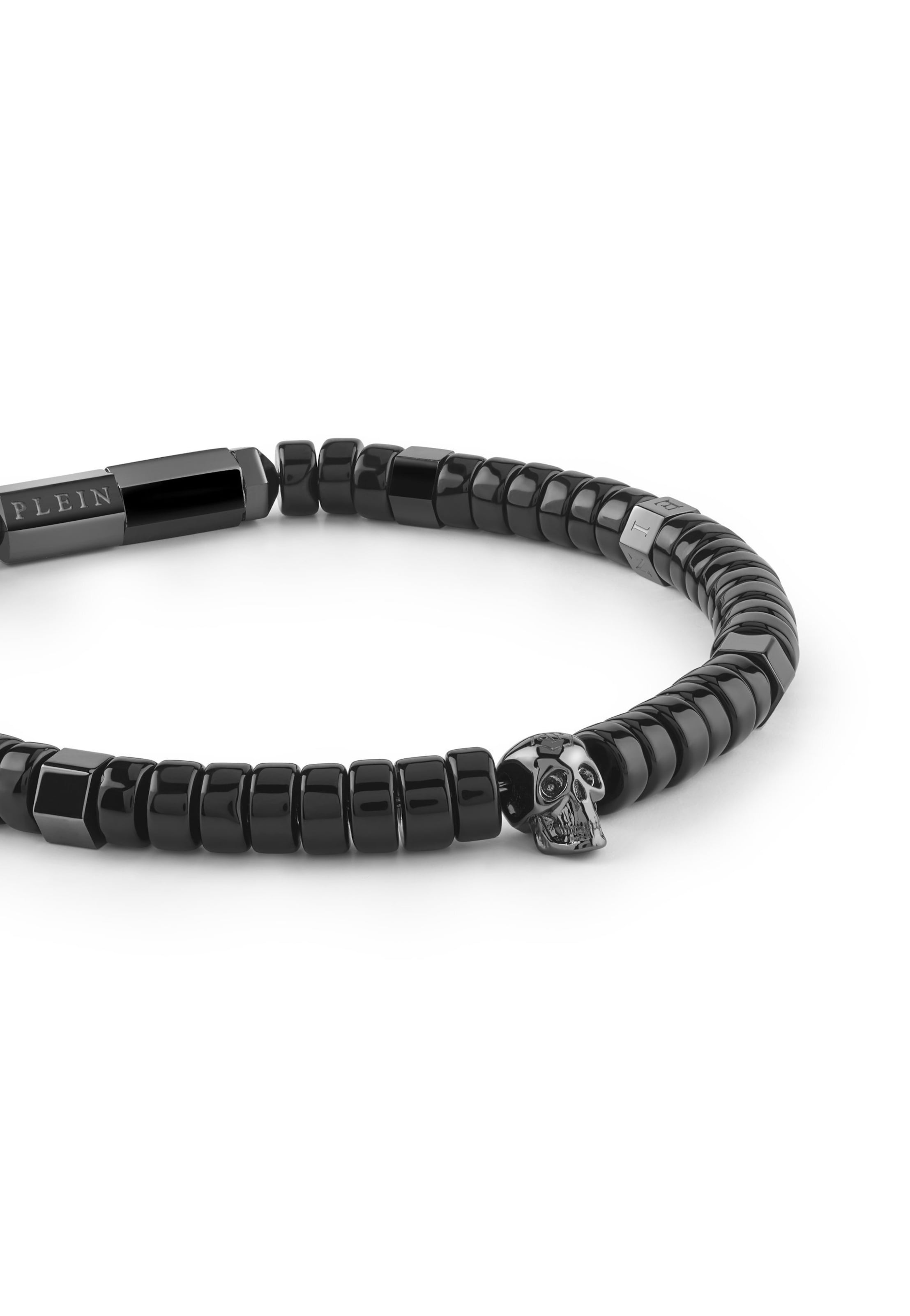 Braccialetto 'ENIGMA' di Philipp Plein Jewellery in nero