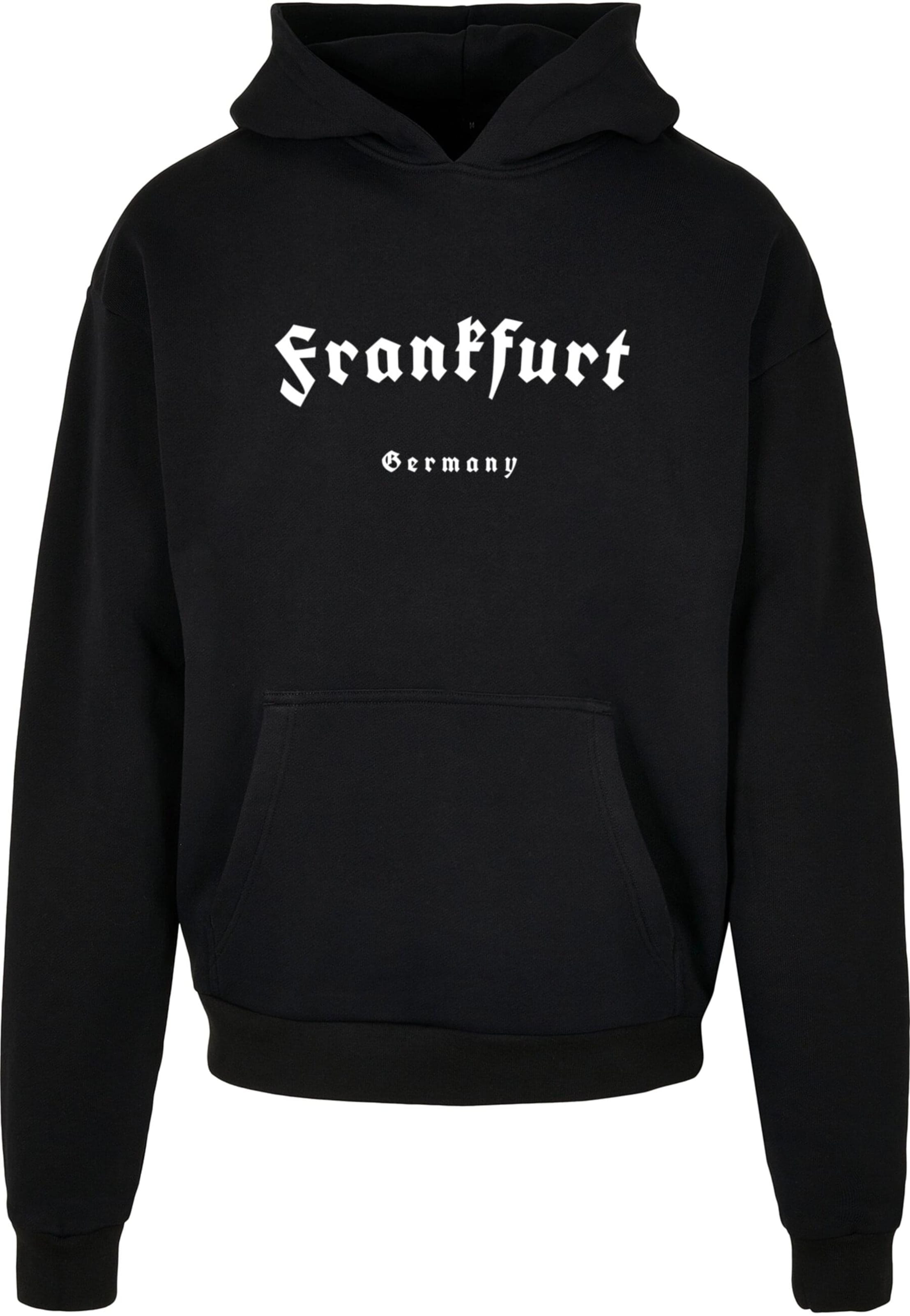 Merchcode Tréning póló 'Frankfurt X' - fekete: elől