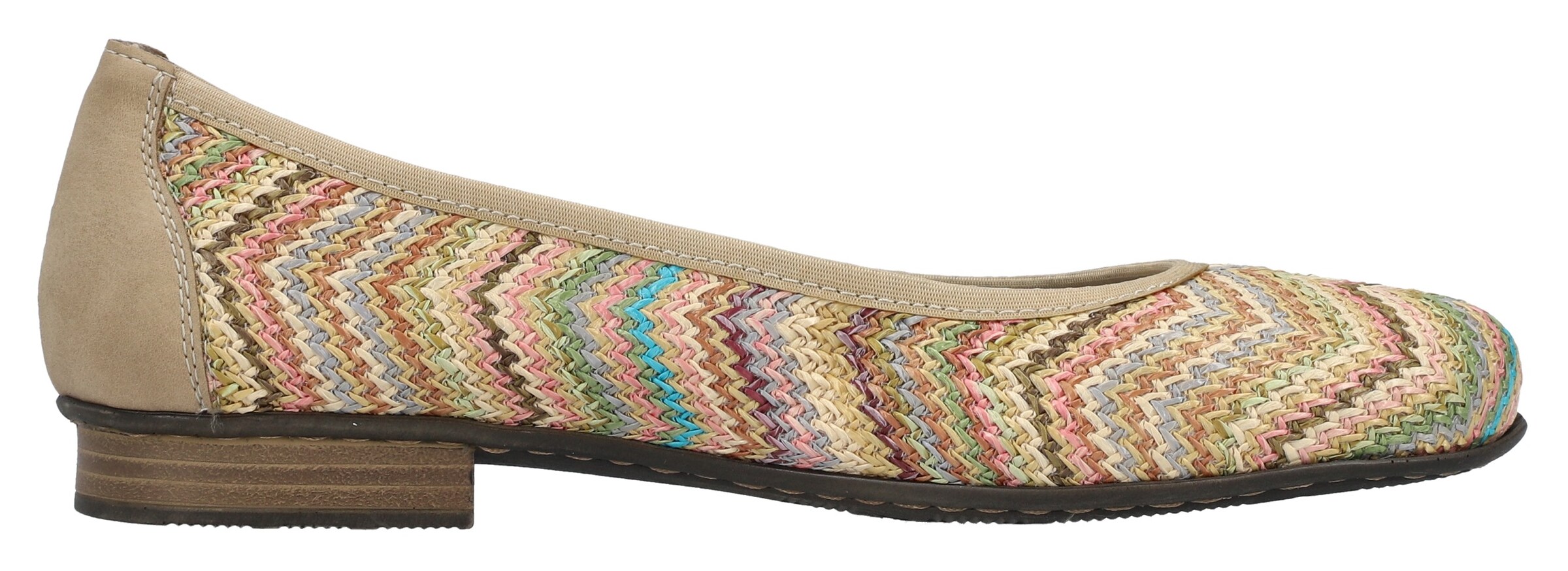 Rieker Ballet Flats in Beige
