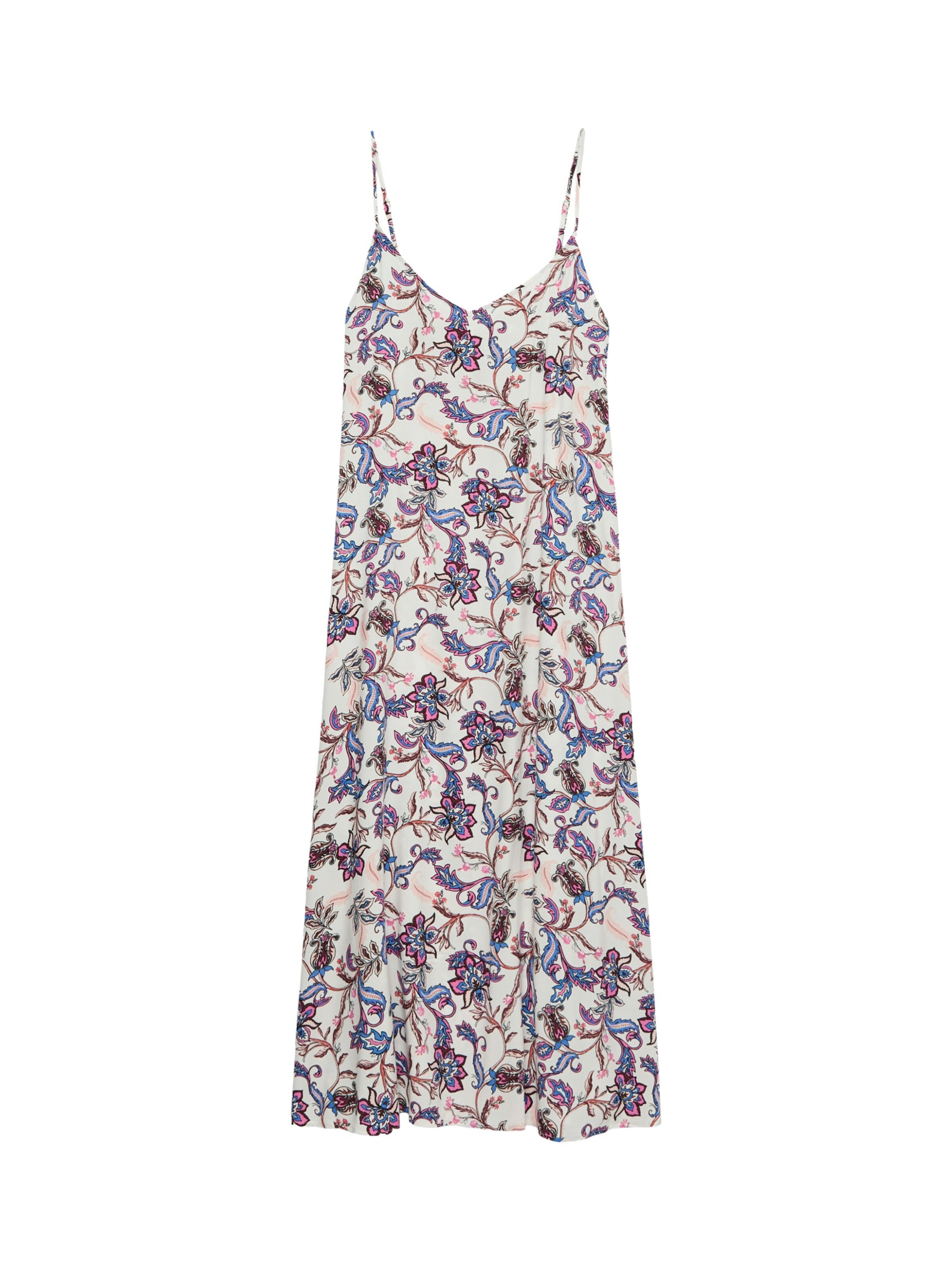 VERO MODA Vestido de verano 'VMCHERIE' en azul / marrón / rosa / offwhite, Vista del producto
