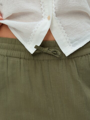 VERO MODA Wide leg Trousers 'VMCAIA' in Green