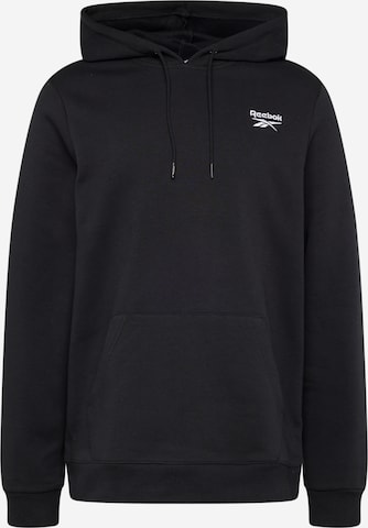 ReebokSportska sweater majica - crna boja: prednji dio