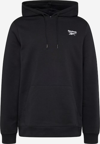 Sweat de sport Reebok en noir : devant