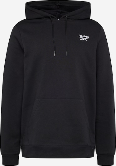 Reebok Sweat de sport en noir / blanc, Vue avec produit