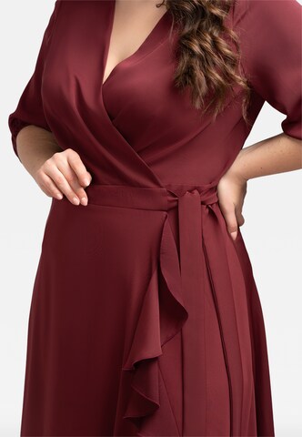 Robe de cocktail 'IRIS' Karko en rouge