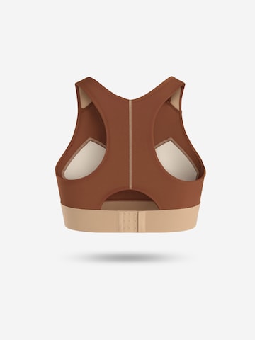 SWORTS Bustier Sport-BH 'ROAR'‌‌‌‌‌‌ in Braun