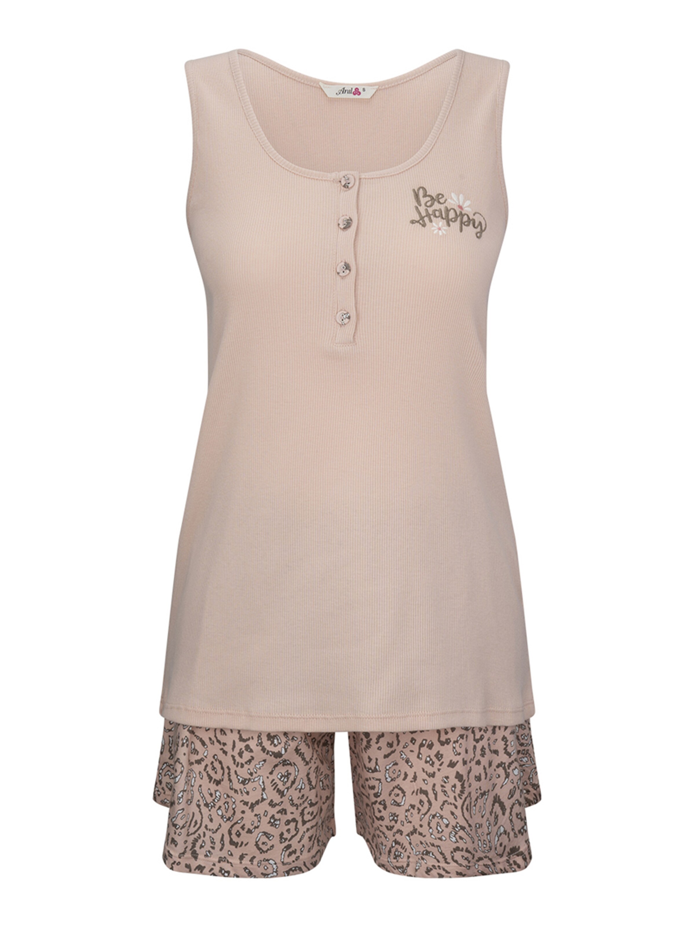 Goldenbay Shorty ' Liatris ' in Beige: front