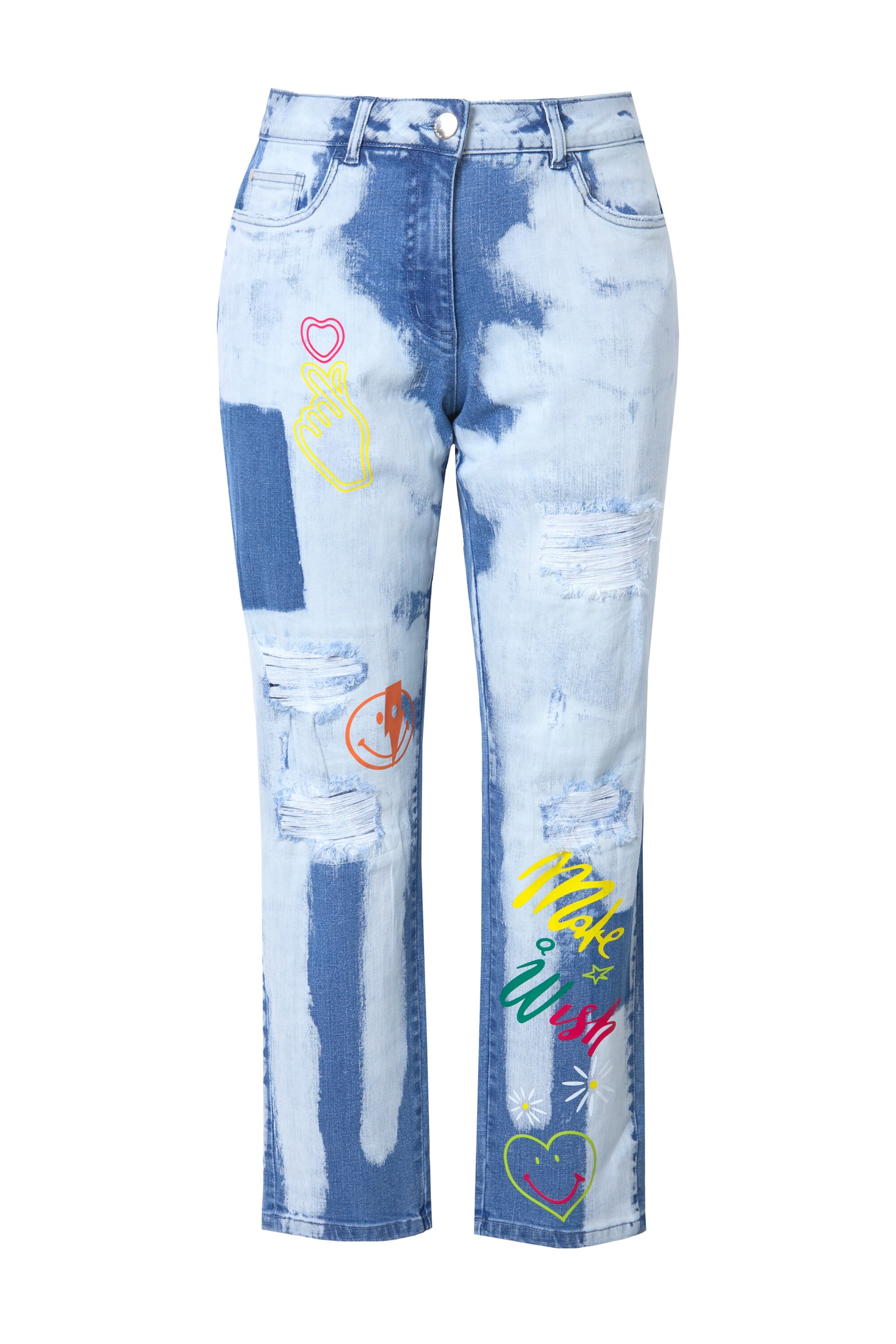 Loosefit Jean Angel of Style en bleu : devant