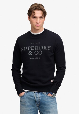 Superdry & Co - Sudadera '1954 Company' en azul: frente