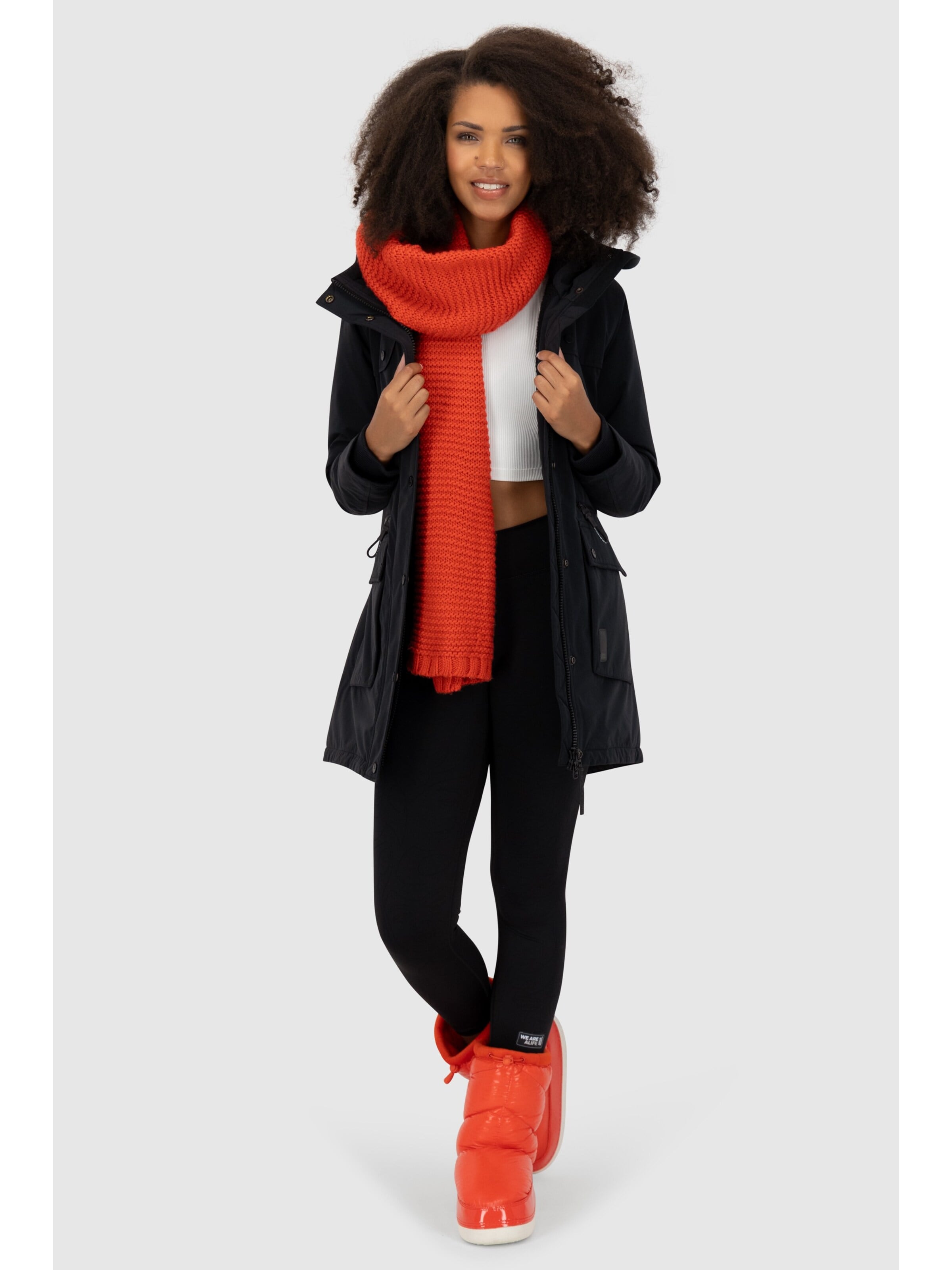 alife & kickin - Chaqueta de invierno 'CharlotteAK A' en negro