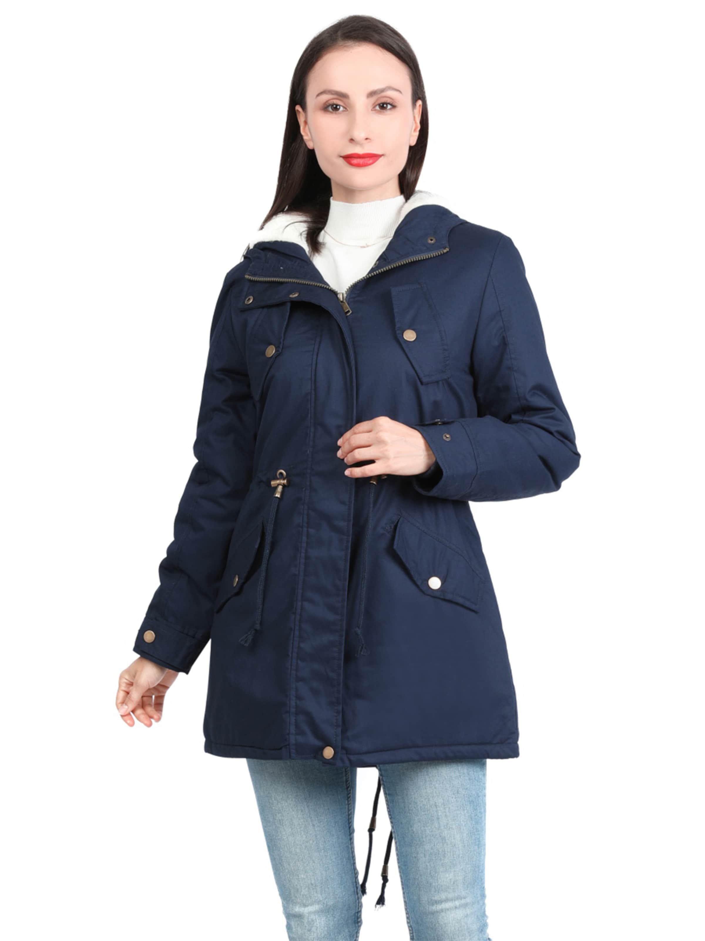 Youthup Winter Jacket in Blue: front