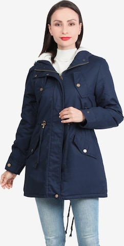 Youthup Winter Jacket in Blue: front
