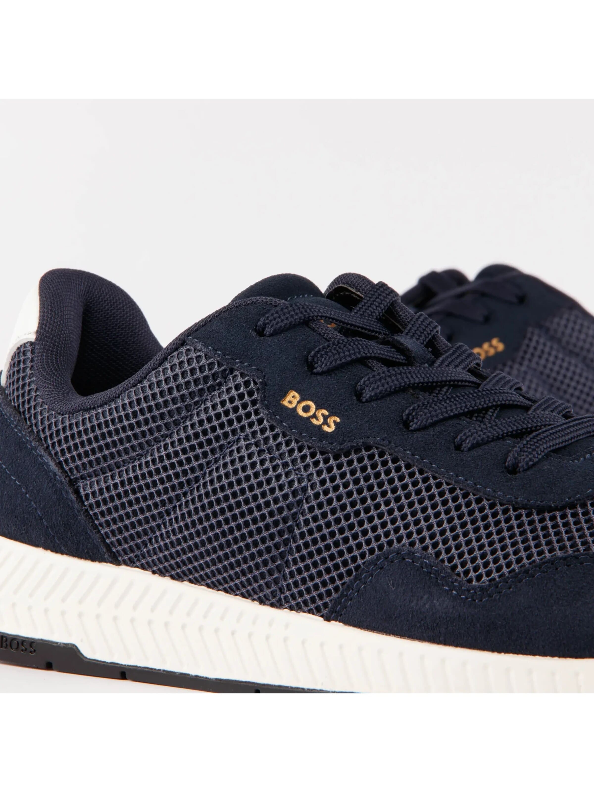 BOSS - Zapatos con cordón 'flagship' en azul