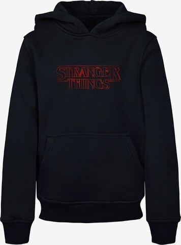 ABSOLUTE CULT Sweatshirt 'Stranger Things - Glow' in Black: front