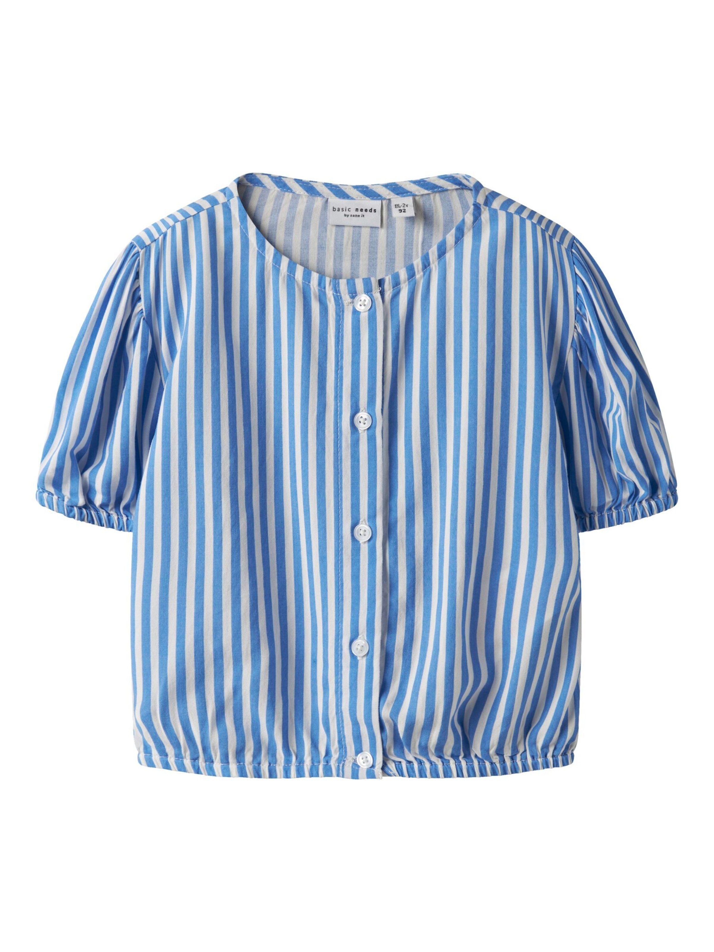 Camicia da donna di NAME IT in blu: frontale