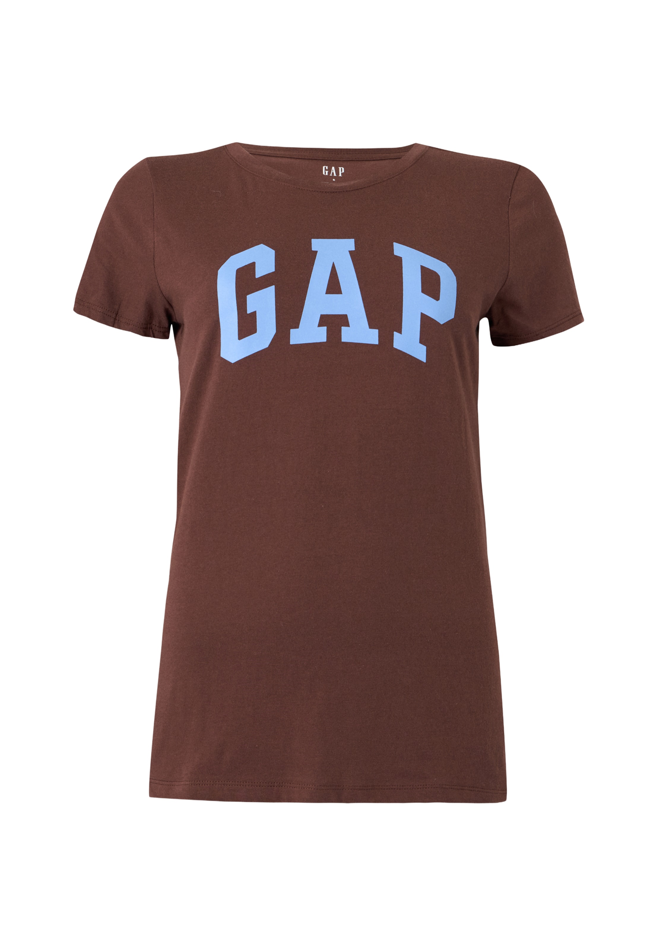 GAP Μπλουζάκι 'CLASSIC' σε καφέ: μπροστά