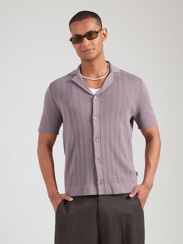 BOSS Kardigan 'C-Neri' w kolorze fioletowy: przód