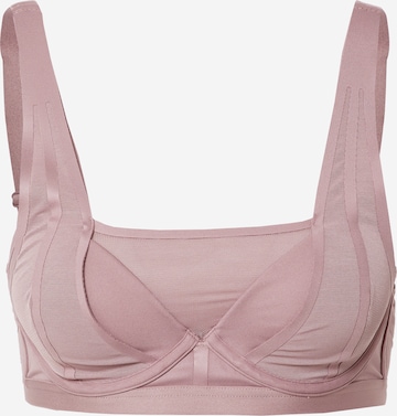 ADIDAS PERFORMANCE High Support Sports Bra in Brown: front