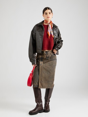 Pull-over 'VMSILJE' VERO MODA en rouge